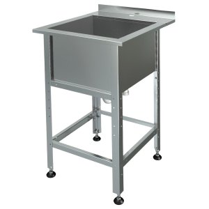 Ванна моечная с бортом МХМ МБ-1-0,3-0,53/1,01 (AISI 430, t=0,6)