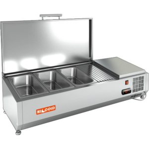 Витрина холодильная для ингредиентов HICOLD VRTU 1000 1/4