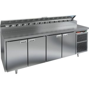 Стол холодильный для пиццы HiCold PZ2-1111GN (1/6) З