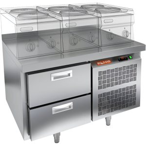 Стол морозильный HiCold GN 2/BT LT О под тепловое оборудование