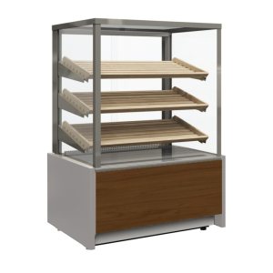 Витрина кондитерская Carboma KC70 N 1,3-2 Light Паттерн (0108 Темный дуб) хлебная, без стекла