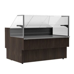 Витрина холодильная Carboma GC110 SV 1,5-1 (ВХСр-1,5 Carboma CG 110) (1005 венге)