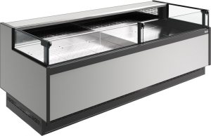 Витрина холодильная Carboma GC110 VM 2,5-2 открытая без боковин (версия 2.0) (цвет по схеме стандарт)
