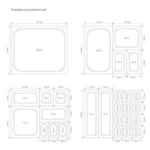 Гастроемкость HURAKAN GN 2/1-20 - Изображение 2